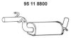 VW 1K0253209AA Front Silencer